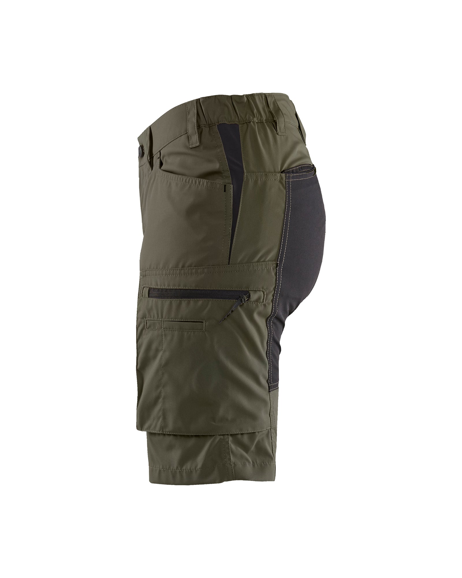 blaklader-stratus-lite-stretch-short-femme-vert-olive image 4