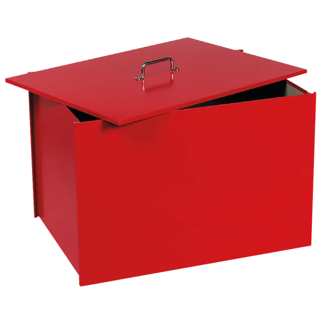 devismes-bac-sable-100-litres-acier-rouge-ral-3000 image 1