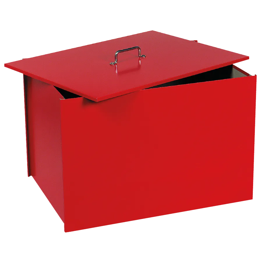 devismes-bac-sable-100-litres-acier-rouge-ral-3000 image 1