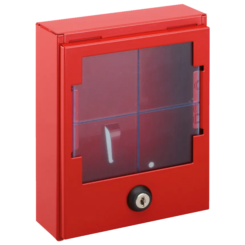 devismes-bo-te-cl-robinet-acier-rouge-172x138x50-h520 image 1
