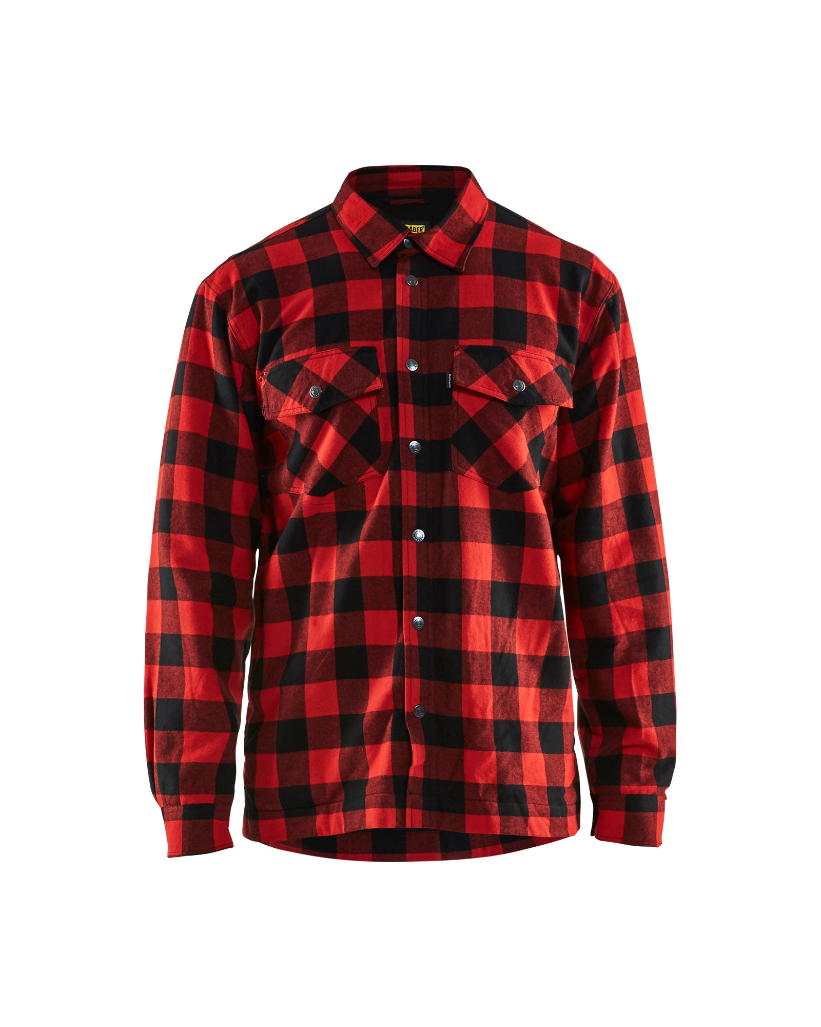 blaklader-flannel-jacket-veste-rouge-matelass-e-doubl-e-polaire image 1