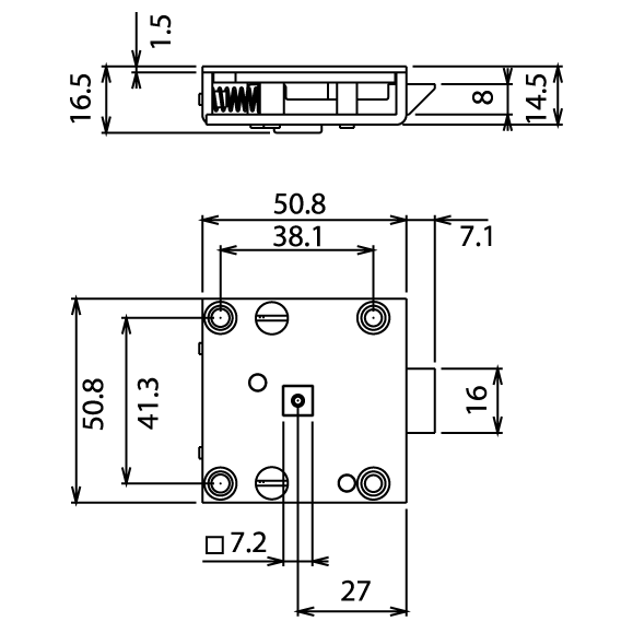 devismes-verrou-de-trappe-carr-femelle-inox image 2