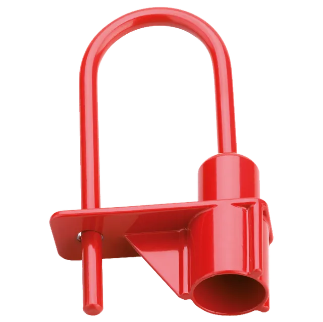 devismes-cadenas-pompier-triangle-anse-inox-rouge image 1
