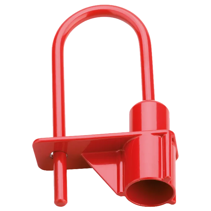 devismes-cadenas-pompier-triangle-anse-inox-rouge image 1