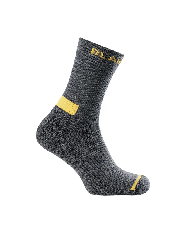 blaklader-wool-socks-chaussettes-laine-noir-m-lang-chaud image 1