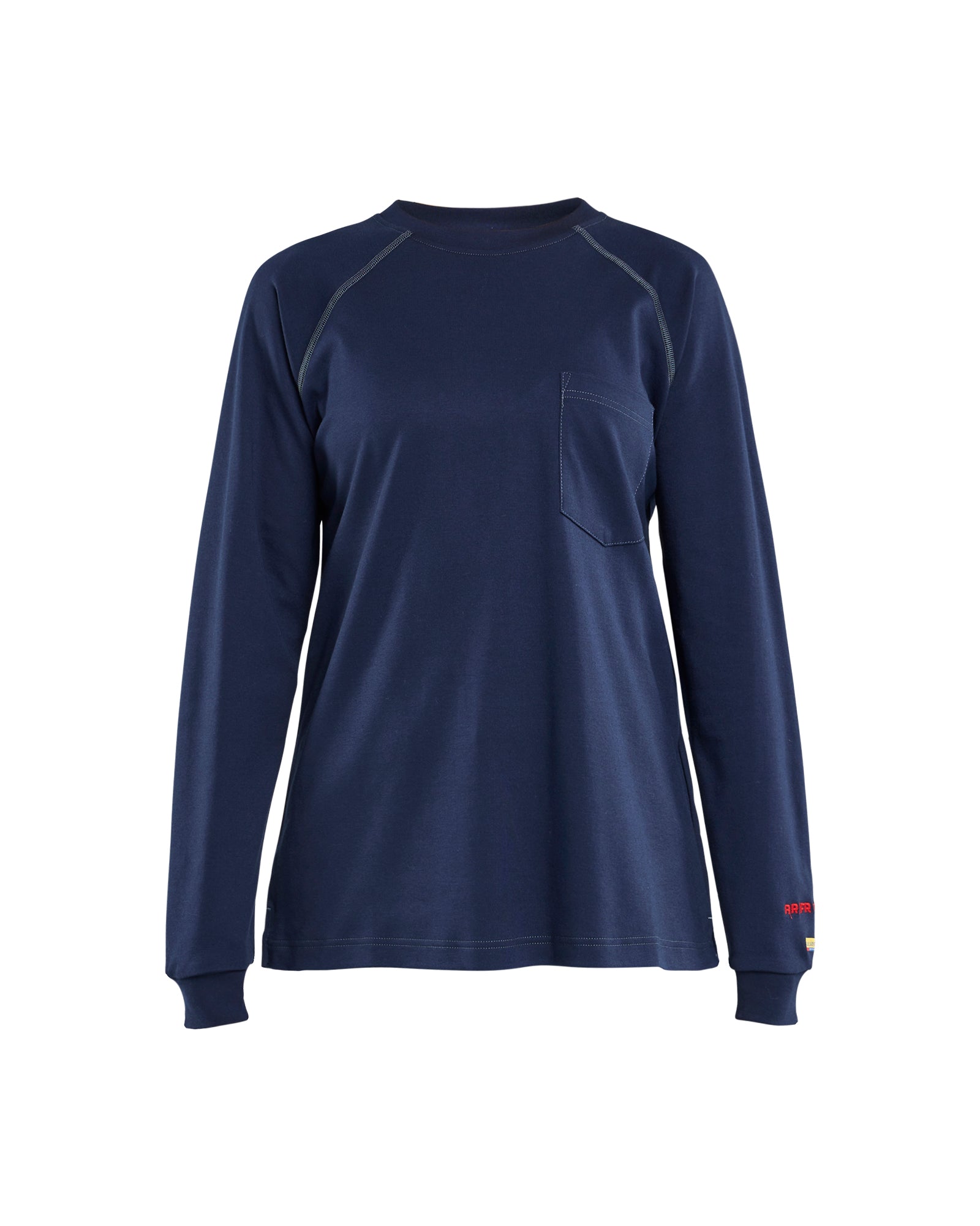 blaklader-chemise-femme-ignifug-e-bleu-marine-manches-longues image 1