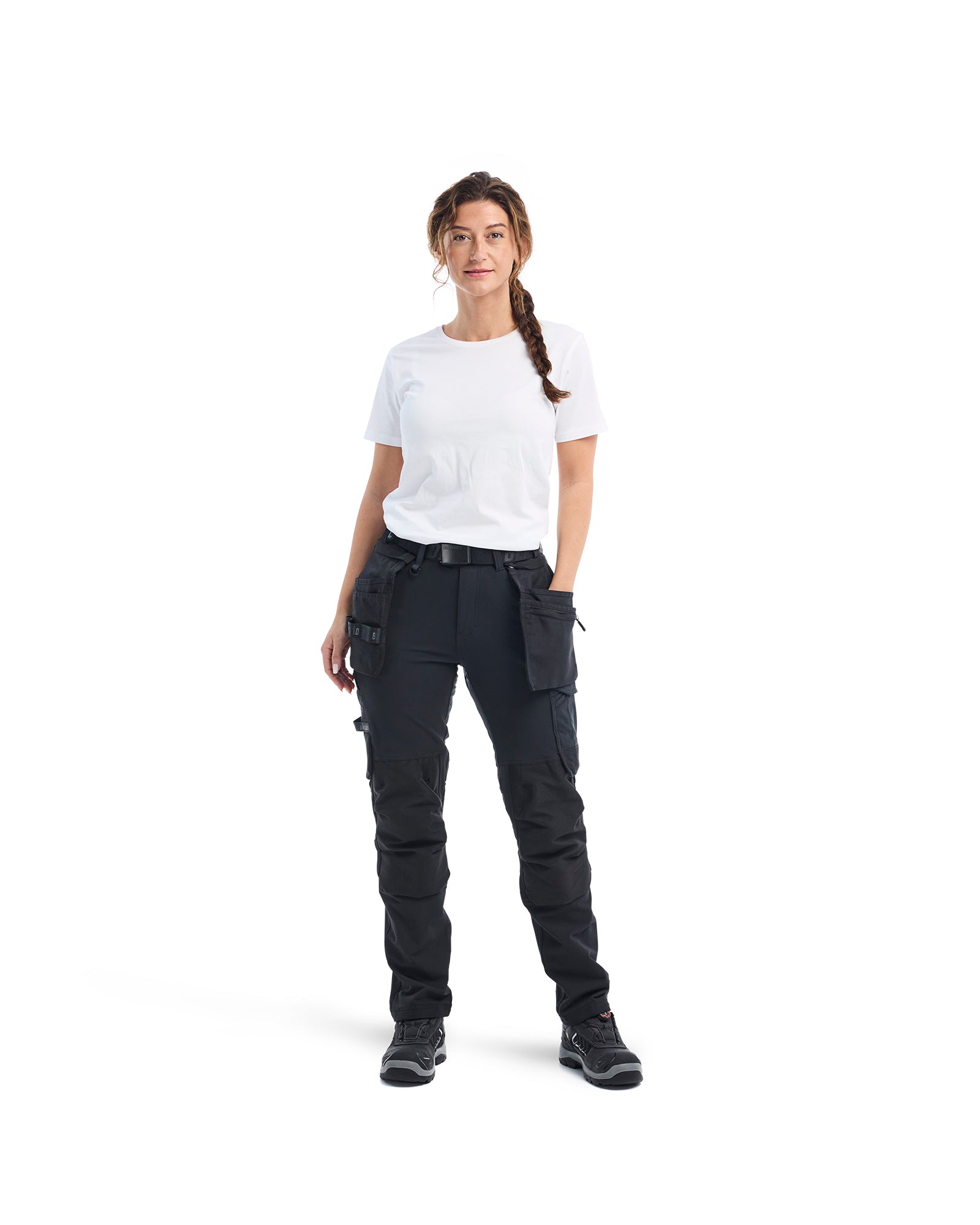 blaklader-blanks-t-shirt-coton-femme-blanc-manches-courtes image 5
