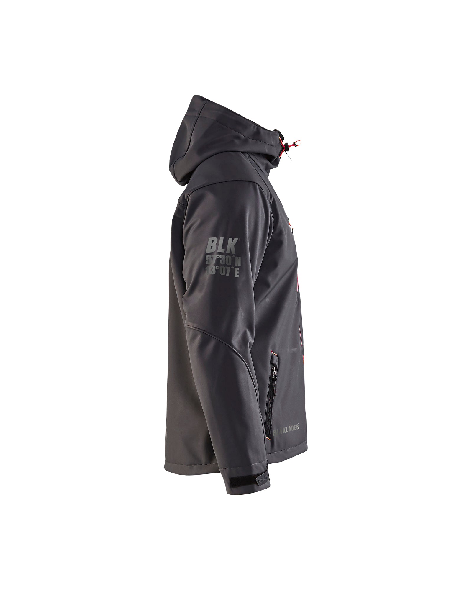 blaklader-kalispell-veste-softshell-gris-fonc-rouge image 3