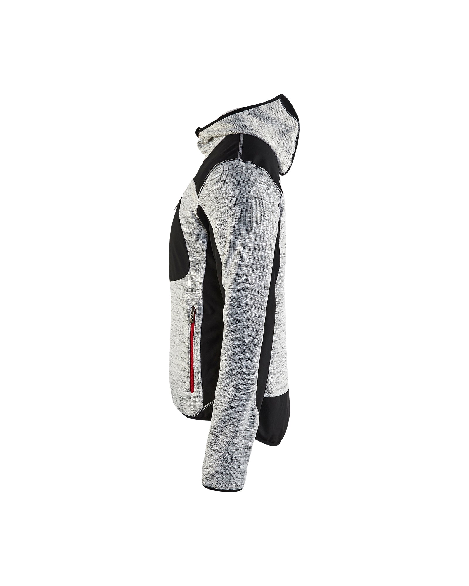 blaklader-knitted-jacket-veste-tricot-e-gris-chin-noir-capuche image 4