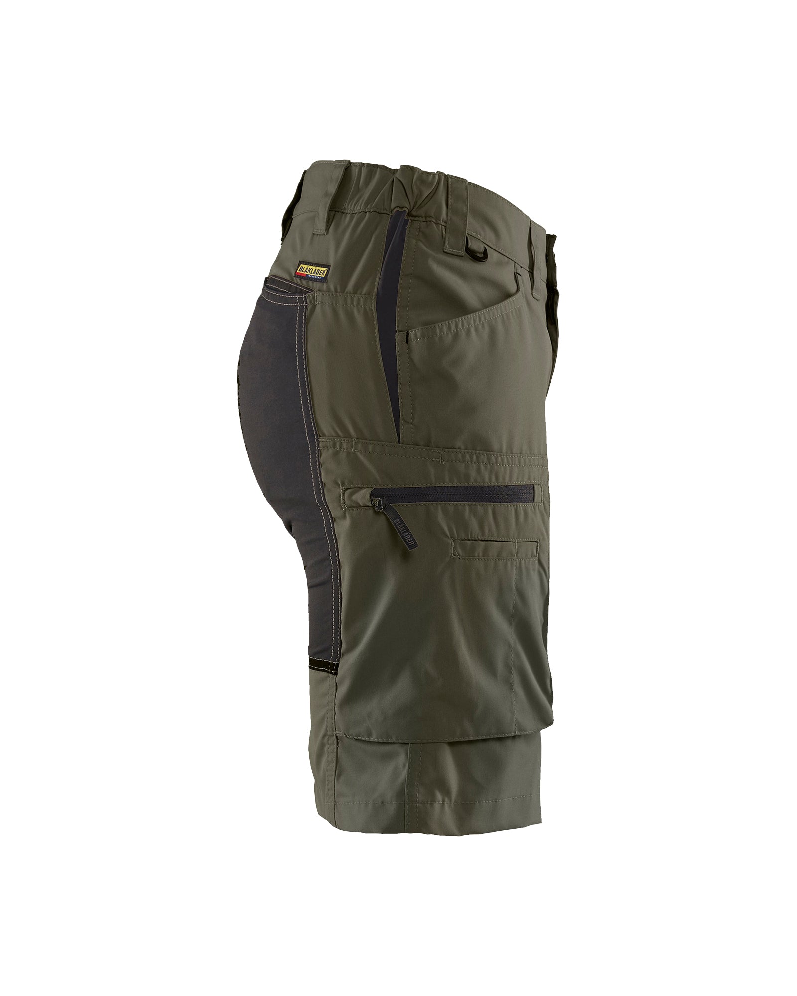 blaklader-stratus-lite-stretch-short-femme-vert-olive image 3