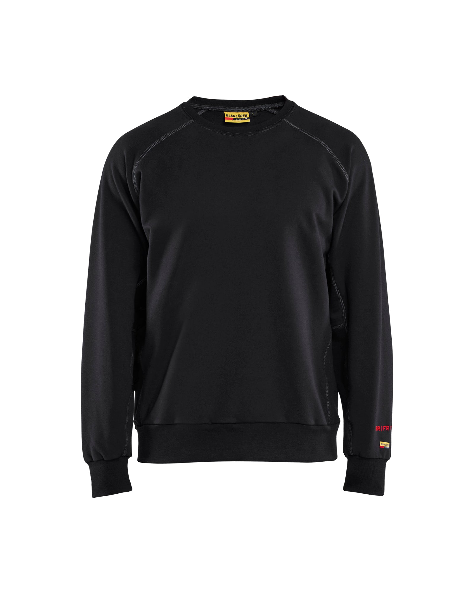 blaklader-crewneck-sweat-col-rond-noir-ignifug-fr image 1