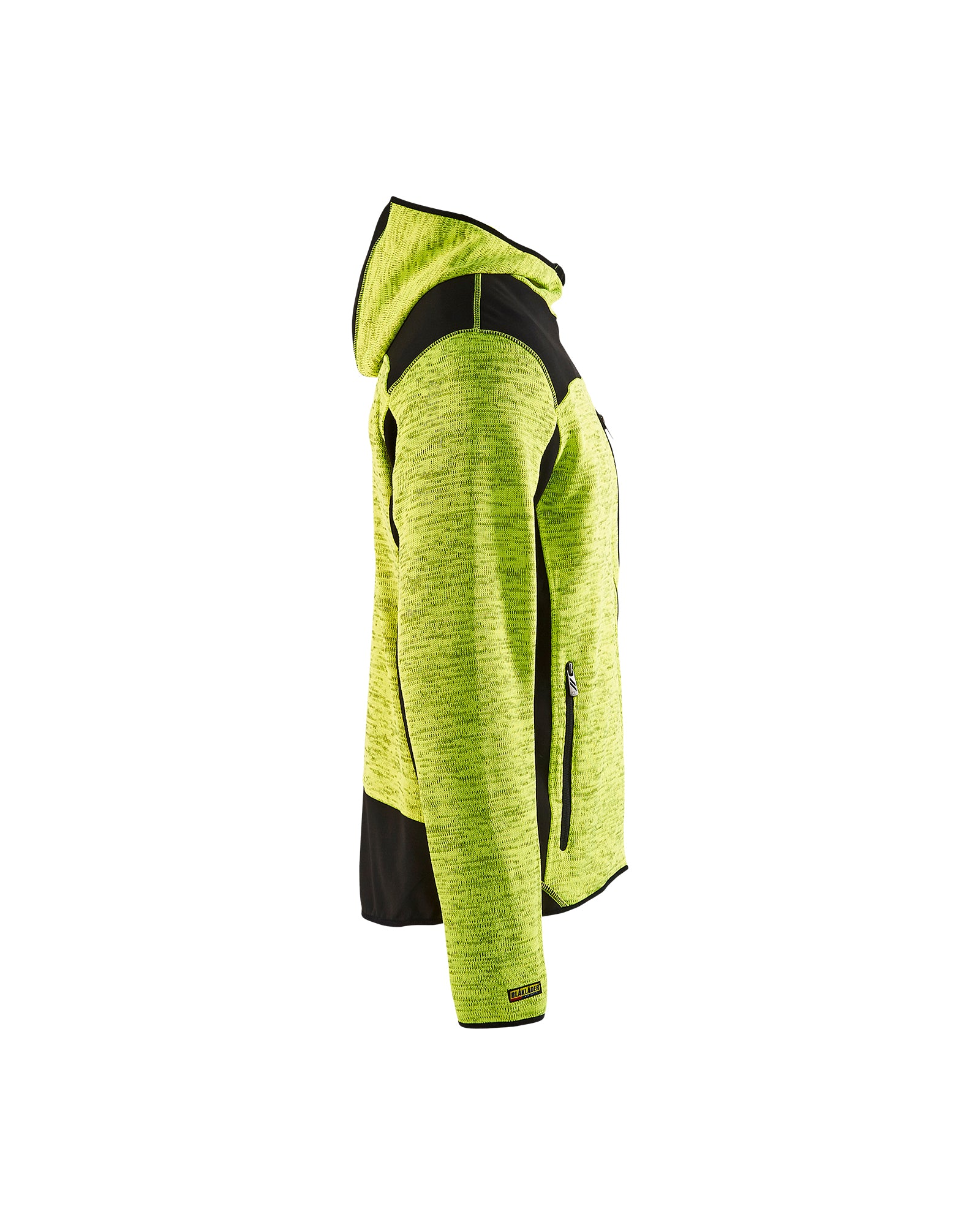 blaklader-knitted-jacket-veste-tricot-e-jaune-noir-hv image 3