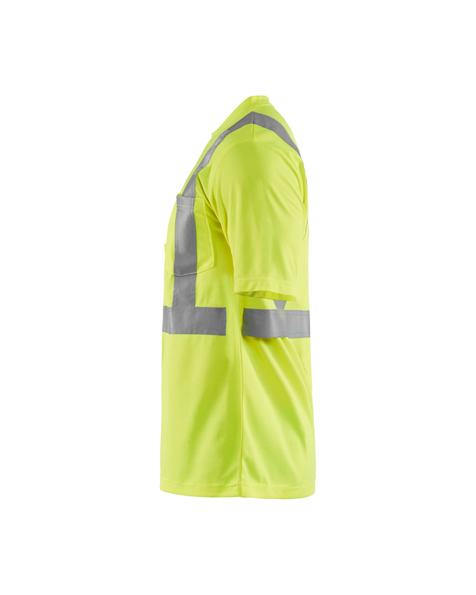 blaklader-hi-vis-pocket-t-shirt-jaune-haute-visibilit-poche image 4